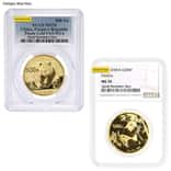 1 oz Chinese Gold Panda NGC / PCGS MS 70 (Random Year)