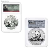 1 oz Chinese Silver Panda NGC / PCGS MS 70 (Random Year)