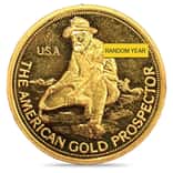 1 oz Engelhard Prospector Proof Gold Round .999+ Fine (Random Year, Scruffy)
