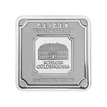 NO ASSAY - 1 oz Geiger Original Square Silver Bar .999 Fine