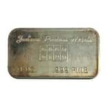1 oz Jackson Precious Metals Vintage Silver Bar .999 Fine