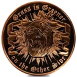 1 oz Grass is Greener On The Other Side Copper Round .999 Fine