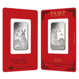 1 oz PAMP Suisse Year of the Rabbit Platinum Bar (in Assay)