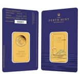 1 oz Perth Mint Swan Gold Bar .9999 Fine (in Assay)