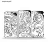 1 oz Proof Silver Australian Dragon Rectangular Coin Bar (Random Year)