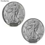 Random Privy 1 oz Silver American Eagle $1 Coin Cull (Random Year)