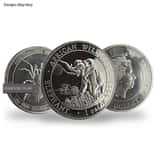 1 oz Silver Coin Random Mint .999+ Fine (Milky, Scruffy, Toned)