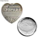 1 oz Silver Shaped Minted Round .999 Fine