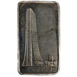 1 oz The First National Bank of Chicago Silver Vintage Bar .999 Fine (Random Design)