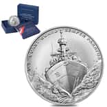 1 oz US Coast Guard Silver Medal (w/Box & COA)