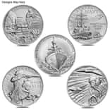 1 oz US Mint Armed Forces Silver Medal (Random Design)