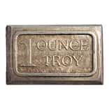 1 oz USVI Ingot Co. Vintage Silver Bar .999 Fine
