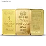 1 Tola Generic Gold Bar .999+ Fine (Secondary Market)
