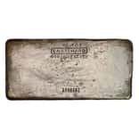100 oz Engelhard Silver Hand Poured Vintage Bar .999+ Fine (2nd Series, 7-digit Serial Variation) - Rare
