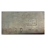 20.20 oz New Hope Gold & Silver Vintage Silver Bar .999+ Fine
