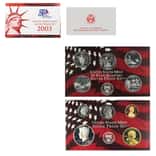 2003-S US Mint Proof Silver Set (w/Box & COA)