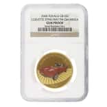 2006 1 oz Tuvalu Corvette Sting Ray Colorized Proof Gold Coin NGC GEM PF