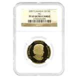 2007 Canada Lunar Pig Hologram Gold Coin NGC PF 69 UCAM