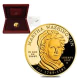 2007 W 1/2 oz $10 First Spouse - Martha Washington Gold Proof Coin (w/Box & COA)