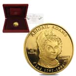 2007 W 1/2 oz $10 First Spouse - Abigail Adams Gold Proof Coin (w/Box & COA)