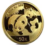 2008 1/10 oz Chinese Gold Panda 50 Yuan .999 Fine BU (Sealed)