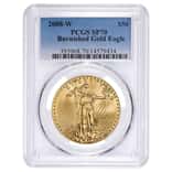 2008-W 1 oz $50 Burnished Gold American Eagle PCGS SP 70