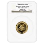 2008 Canada Olympics Competition Proof Gold Coin NGC PF 70 UCAM