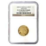 2008 W 1/4 oz $10 Proof Gold American Buffalo NGC PF 70
