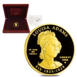 2008 W 1/2 oz $10 First Spouse - Louisa Adams Gold Proof Coin (w/Box & COA)