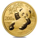 2020 15 gram Chinese Gold Panda 200 Yuan .999 Fine BU (Sealed)