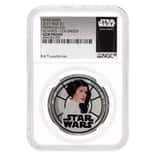 2011 Niue 1 oz Star Wars Princess Leia Proof Colorized Silver Coin NGC Gem Proof