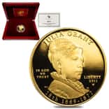 2011 W 1/2 oz $10 First Spouse - Julia Grant Gold Proof Coin (w/Box & COA)