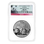 2013 1 oz Chinese Silver Panda 10 Yuan NGC MS 70 FR