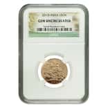 2013 India Gold Sovereign NGC Gem Unc
