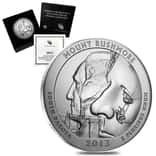 2013-P 5 oz Silver America the Beautiful ATB South Dakota Mount Rushmore Unc Coin (w/Box & COA)