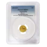2014 1/20 oz Gold Lunar Year of The Horse Australia Perth Mint PCGS MS 69