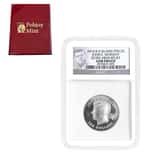 2014 1 oz British Virgin Islands John F. Kennedy Ultra High Relief Proof Platinum Coin NGC Gem Proof