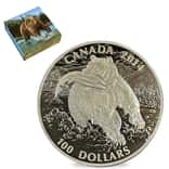 2014 Canada 1 oz The Grizzly Matte Proof Silver Coin