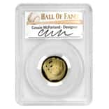 2014-W National Baseball Hall of Fame $5 Proof Gold Coin PCGS PF 69 (Cassie McFarland)