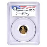 2015-W 1/10 oz $5 Proof Gold American Eagle PCGS PF 70 DCAM FDOI (Edmund C. Moy)