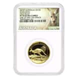 2015 1 oz Proof Gold Australian Kangaroo High Relief Perth Mint NGC PF 70 UCAM