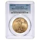 2015-W 1 oz $50 Burnished Gold American Eagle PCGS SP 70
