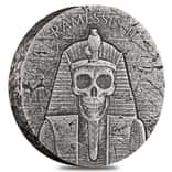 2017 Chad 2 oz Silver Ramesses II Afterlife 1000 Francs Coin - Egyptian Relic Series
