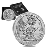 2018-P 5 oz Silver America the Beautiful ATB Michigan Pictured Rocks National Lakeshore Unc Coin