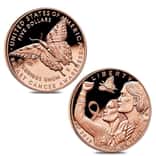 2018-W $5 Breast Cancer Awareness Commemorative Proof Gold Coin in Cap