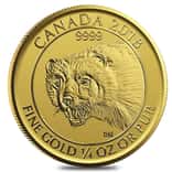 2018 1/4 oz $10 Canadian Wolverine Reverse Proof Gold Coin .9999 Fine (Sealed)