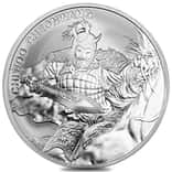 2018 1 oz South Korea Silver Chiwoo Cheonwang Medal BU