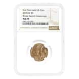 2018-W Gold $5 Breast Cancer Awareness Comm. NGC MS 70