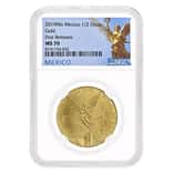 2019 1/2 oz Mexican Libertad Gold Coin NGC MS 70 FR