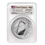 2019 P 5 oz Apollo 11 50th Ann. Proof Silver Dollar PCGS PF 70 FD (Edmund C. Moy Sign)